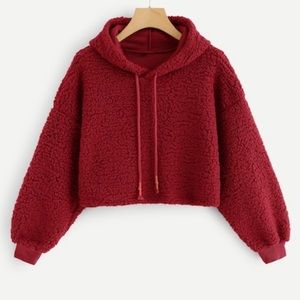 ❣️FINAL SALE❣️Solid drawstring hoodie sweatshirt